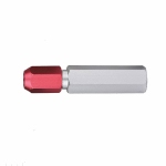 Pin gauge holder, NOGO, 6~7 mm, head red, single side