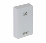 Single block gauge, ceramic, EN ISO 3650 degree 1, 22 mm