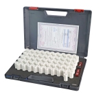 Pin gauge set 101 pcs, ceramic, range 1-2 mm, step 0.01 mm