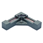 Niveau à bulle de précision 2 axes, 80x80x20 mm, 0.02 mm/m