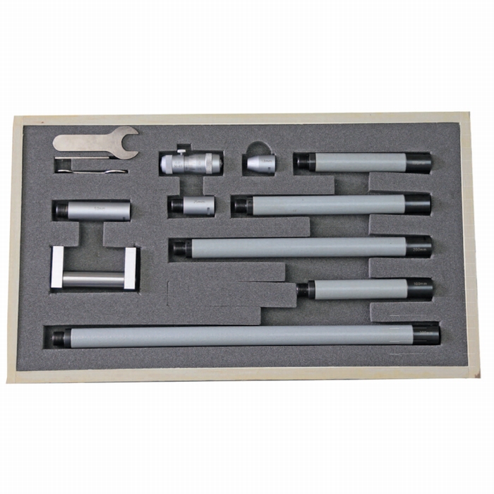 Set of inside micrometer 50~1000 mm, 0.01 mm