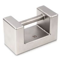 Single weight block, inox