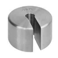 Stainless steel slotted weight